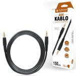 Turkuaz 1,5 Metre Altın Uçlu Aux Kablosu 3,5 mm