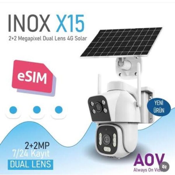 INOX-X15 DUAL LENS AOV HİEASY 4G PTZ KAMERA